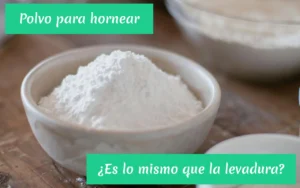 Qué es el polvo para hornear, para qué sirve y, ¿es lo mismo que la levadura? - Imagen destacada